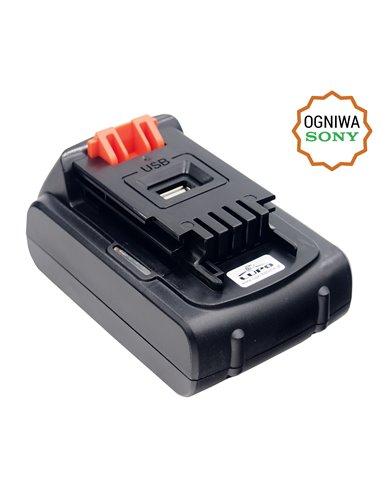 Black & Decker 2000mAh 20V li-ion