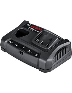 Bosch GAX 18V-30 10,8-12V 14,4-18V Dual Bay Multi-Akkuladegerät con USB 2