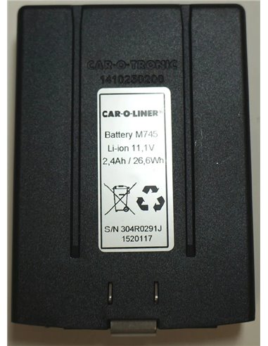 Rigenerazione batteria per telaio di riparazione Car-o-liner M745 11.1V