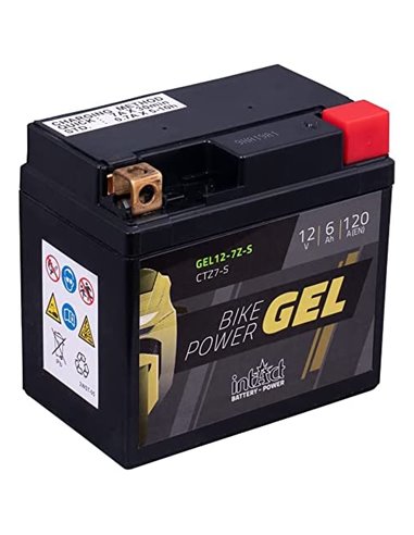 Batteria moto Intact Bike 12V 6Ah GEL12-7Z-S