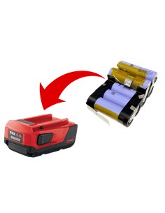 Pacco di celle per Hilti B22 4,0Ah TE-4-A22 SIW-22T-A 21,6V 2