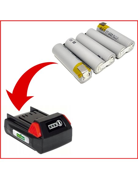 Akku-Pack für FloraBest FAH18A FRT 18 A1 18V 2,0Ah TP2000