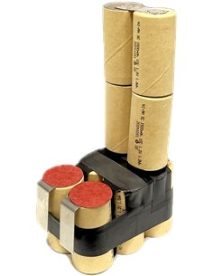 Paquete de celdas para Festool BP12C 12V 3000 mAh