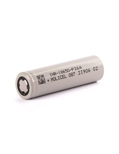 Zellen Molicel INR18650-P26A 3,6V 2600 mAh Spot welded